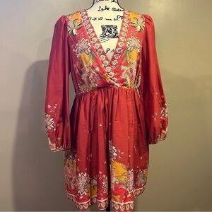 Antonio Melani Floral Red Dress